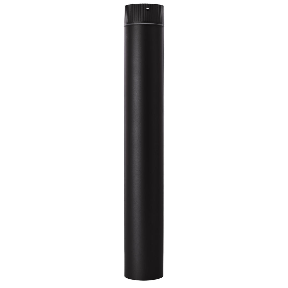 ProTermo Ofenrohr 100 cm Schwarz Ø 120 mm